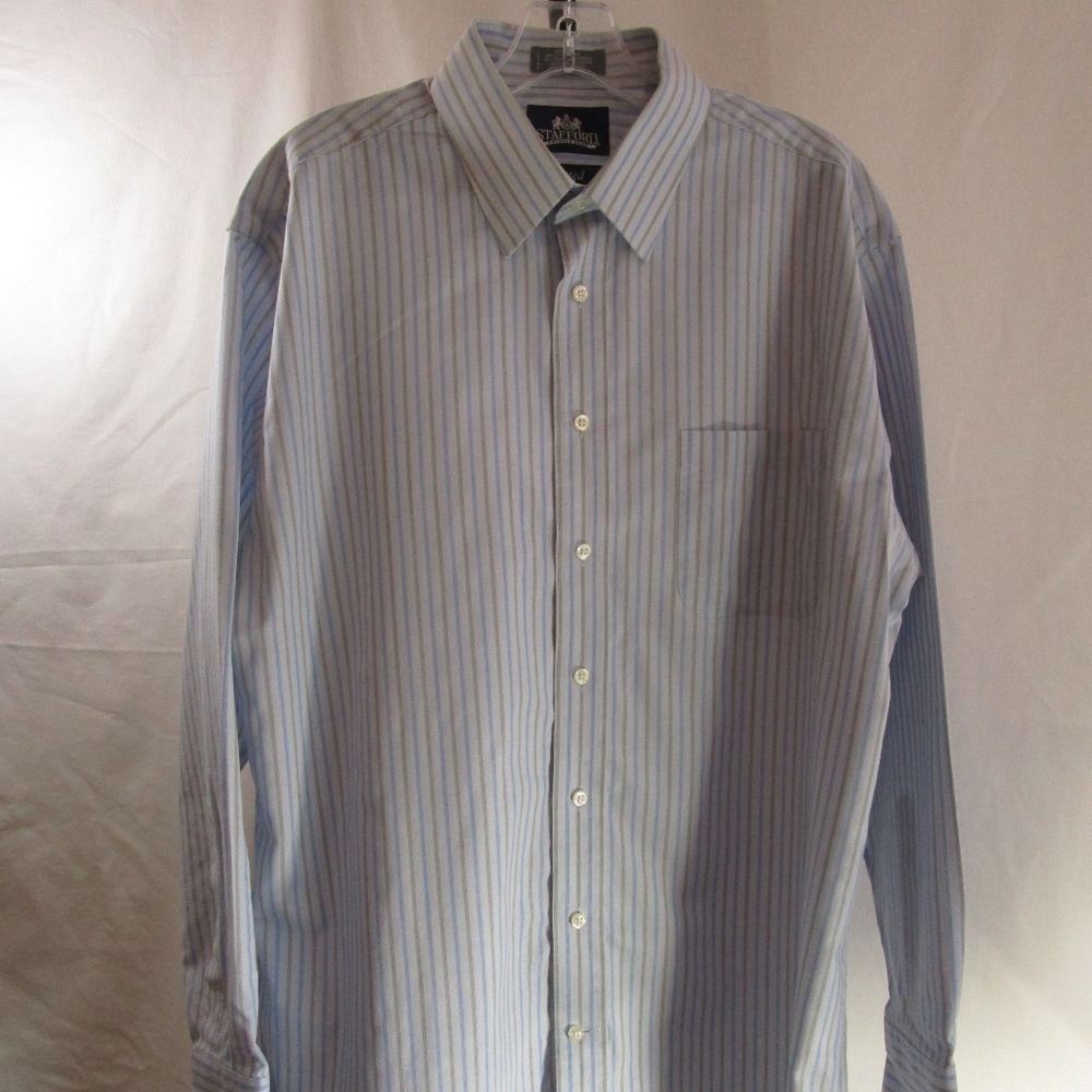 Stafford Wrinkle free broadcloth long sleeve shirt